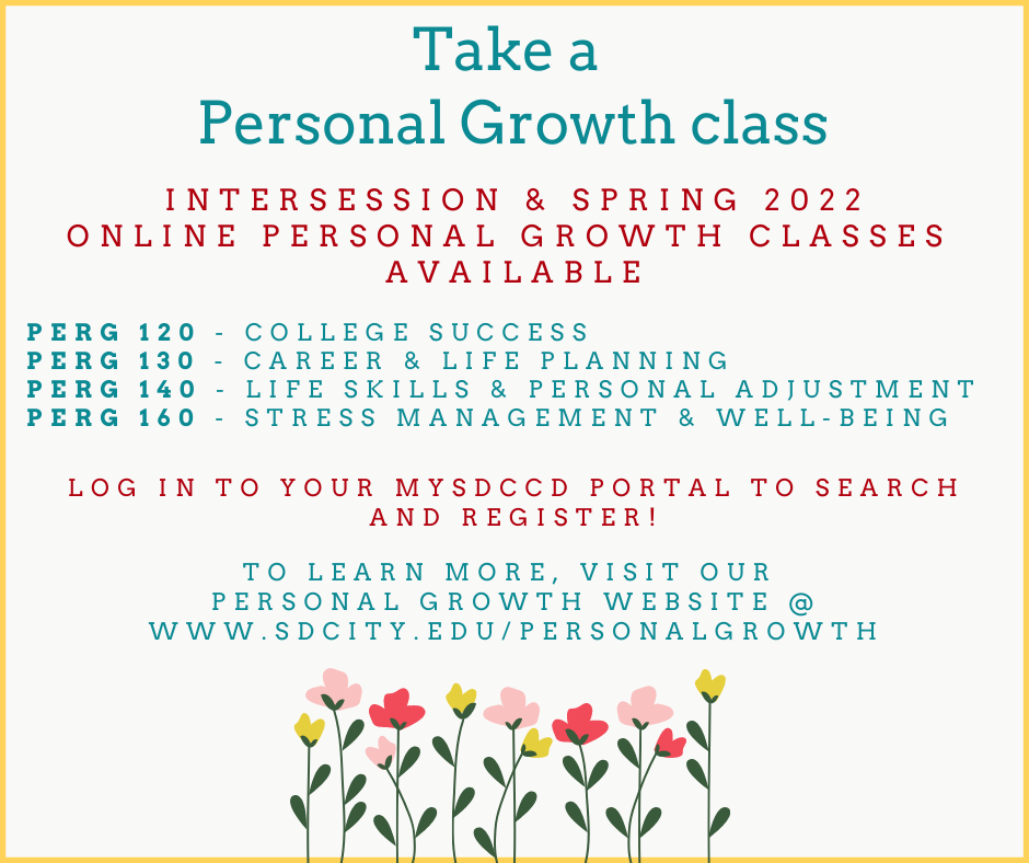 Spring 22 Personal Growth Classess image