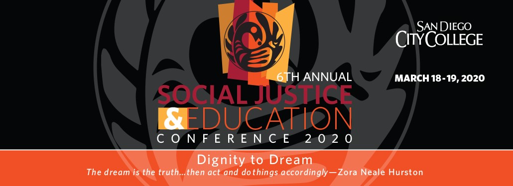 Poster for the social justice conference