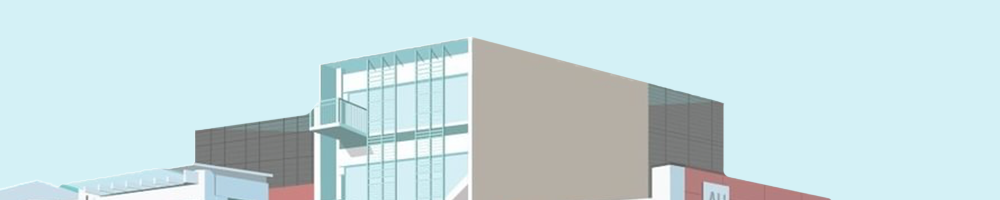 Illustration of top of city college buildings